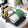 Cisily Sponge Holder for Kitchen Sink, Sink Caddy Organizer with High Brush Holder, Kitchen Countertop Organizers and Storage Essentials, Rustproof 304 Stainless Steel (Black, 9.25″)