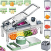 Fullstar The Original Pro Chopper - Vegetable Chopper and Spiralizer, Food Chopper with Container, Fruit Slicer, Kitchen Gadgets & Gifts, Home Essentials (4 in 1, White)