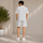 Premium China Fabric Pinstripe Tracksuit for Men – Luxury Summer Tracksuit | Alvix Mart