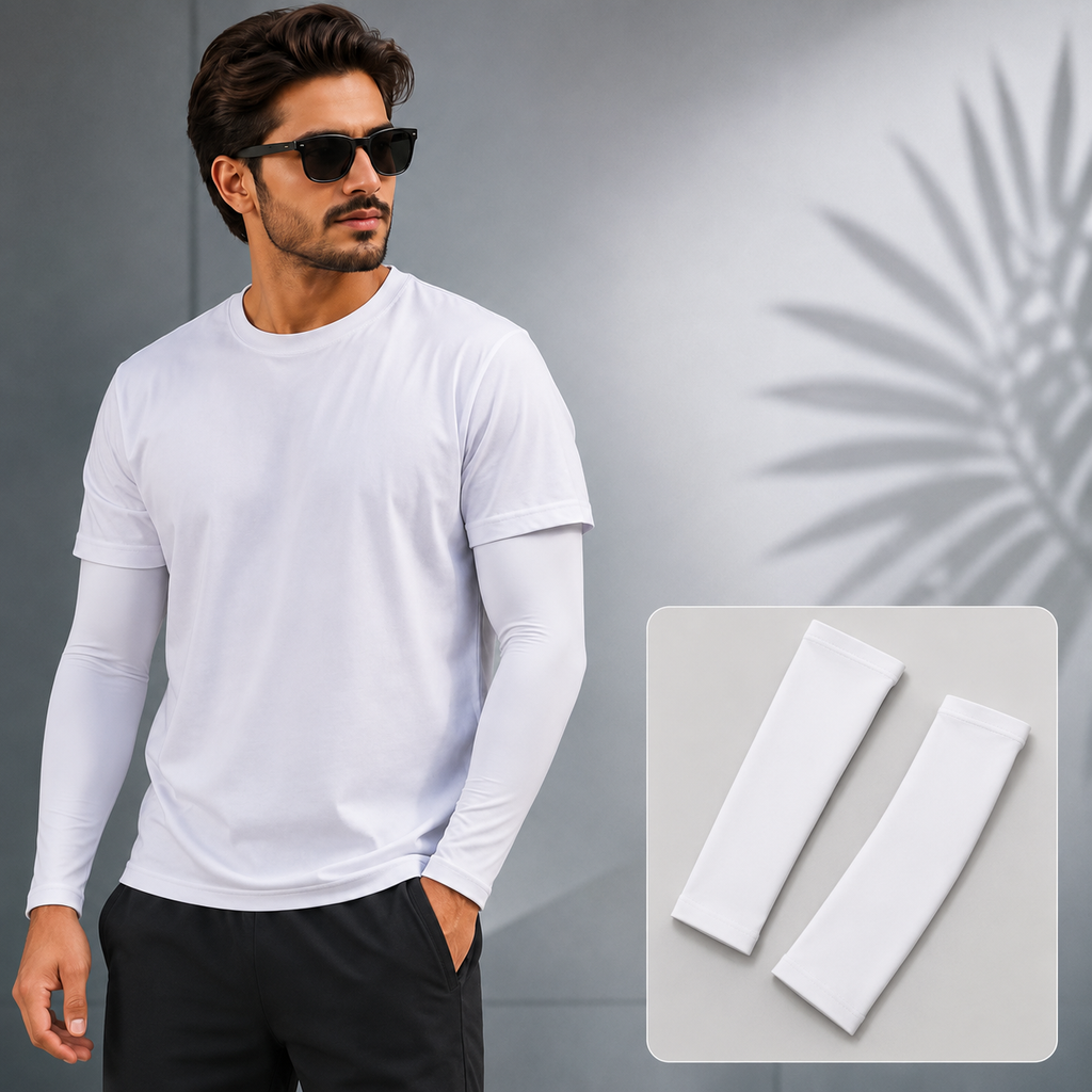 Premium UV Protection Arm Sleeves – Lightweight & Breathable | Alvix Mart
