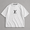 White Drop Shoulder Ribbed T-Shirt for Men – Premium Everyday Wear | Alvix Mart