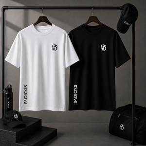 Premium Pack of 2 T-Shirts – Black & White | Alvix Mart